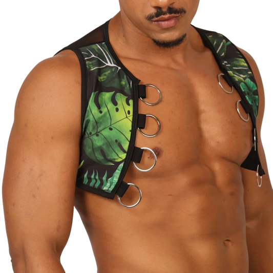 Forest Vest Harness front view by Gigo Underwear