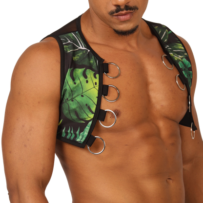 FOREST VEST HARNESS - Men's Fetish Harness with Bold Design