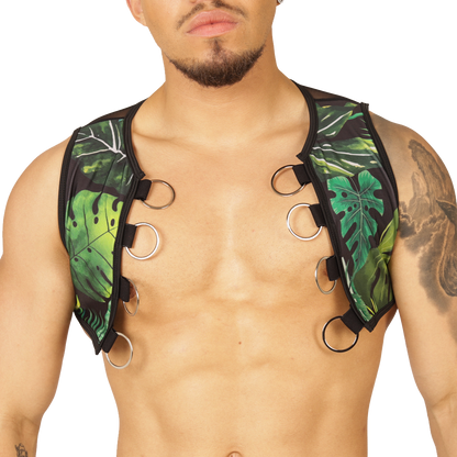 FOREST VEST HARNESS - Men's Fetish Harness with Bold Design