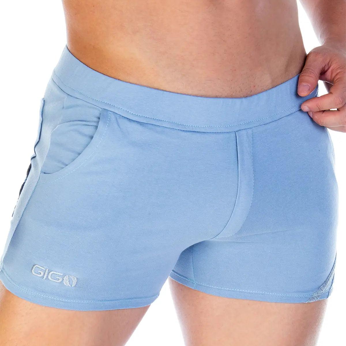 FOREVER HEAVY BLUE GRAY SHORT - Gigo Underwear