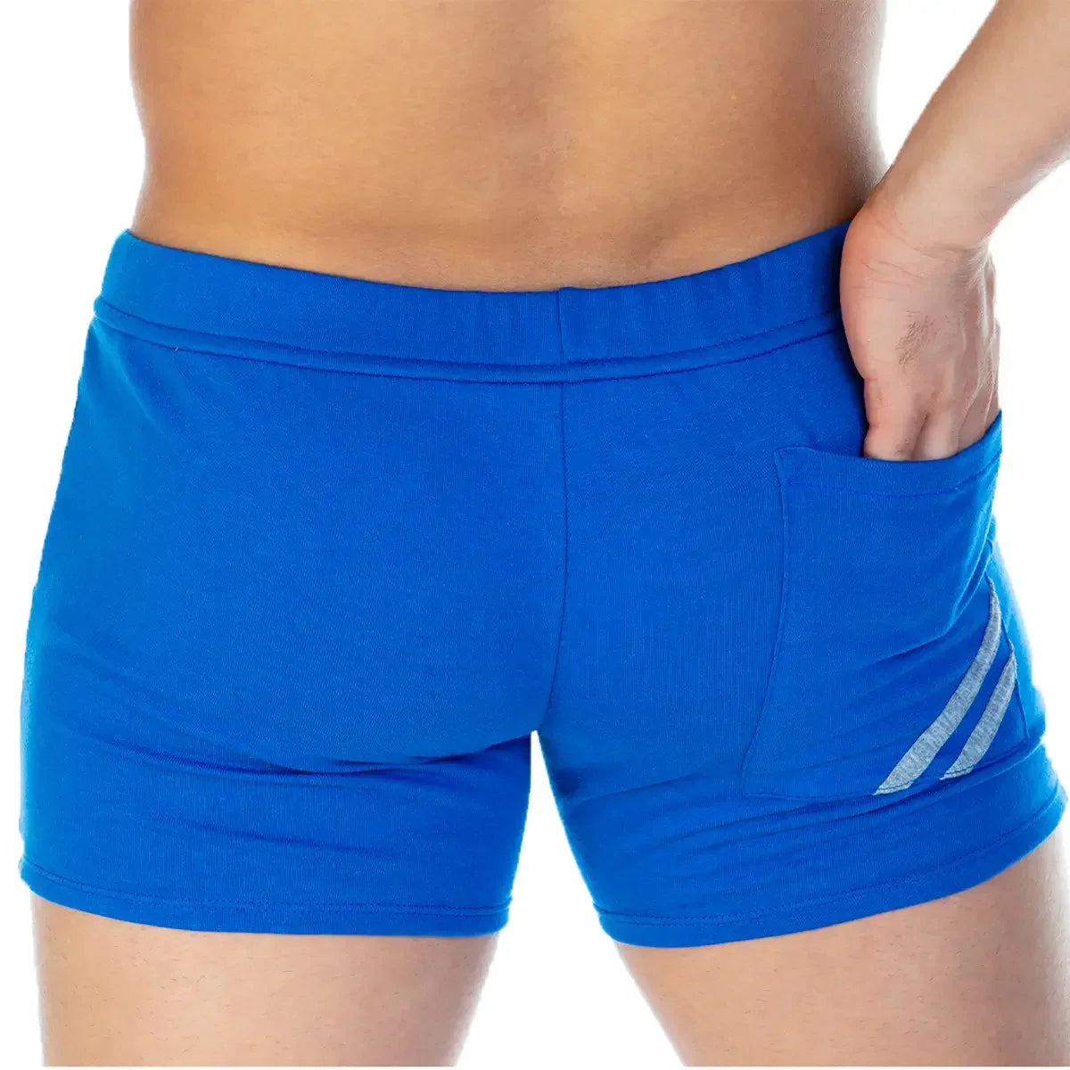 Forever Blue King Short front view by Gigo Underwear