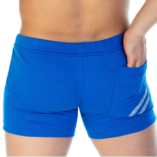 Forever Blue King Short front view by Gigo Underwear