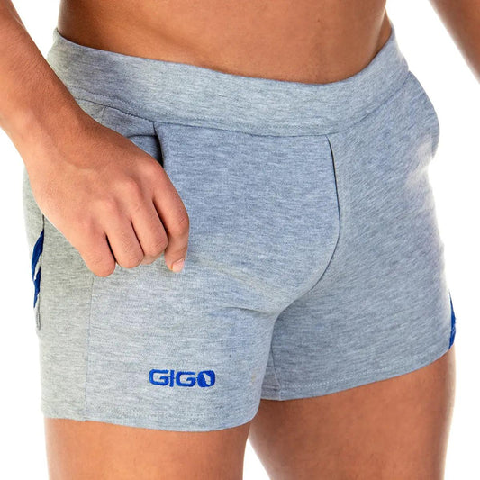 FOREVER HEAVY GRAY BLUE SHORT - Gigo Underwear