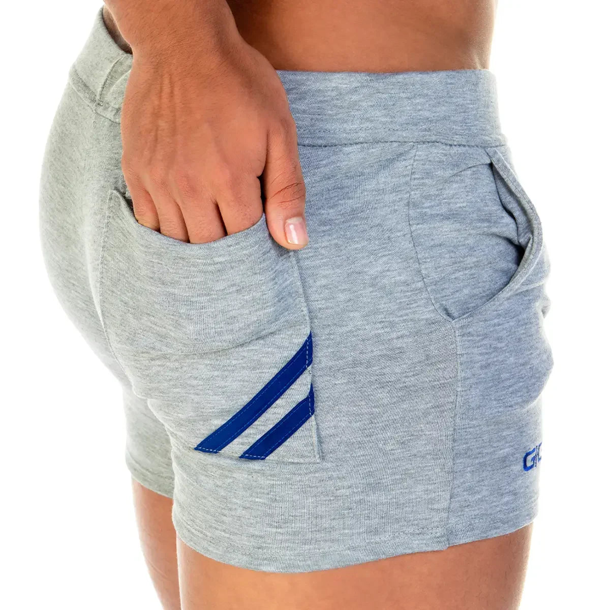 Forever Gray Blue Short back view by Gigo Underwear