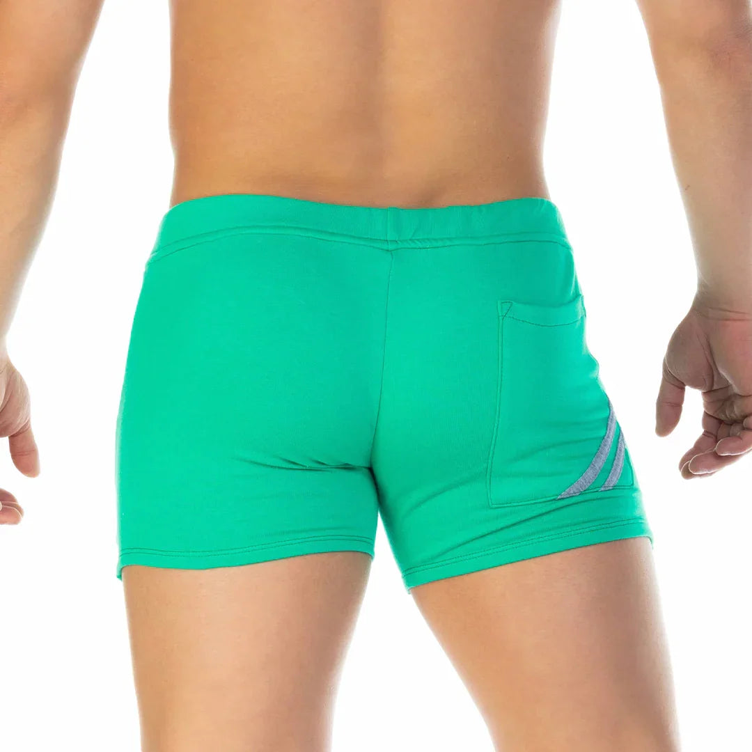 Forever Green Short back view by Gigo Underwear