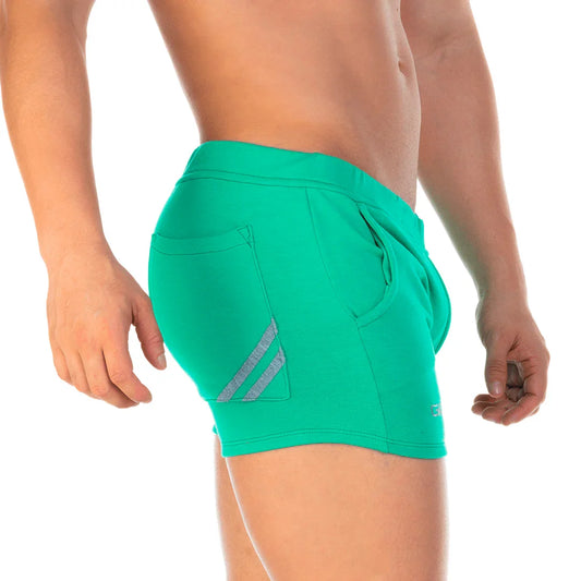 Forever Green Short front view by Gigo Underwear