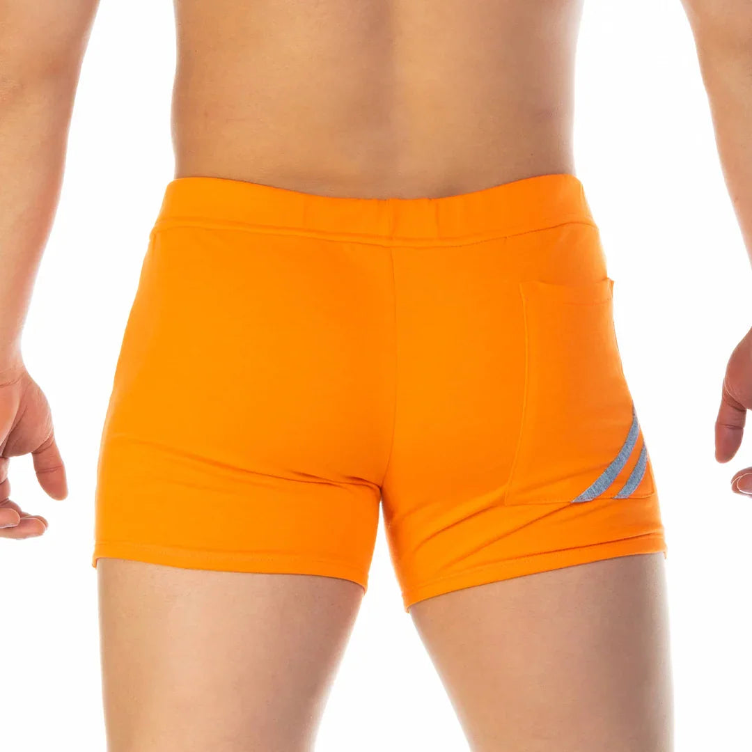 Forever Orange Short back view by Gigo Underwear