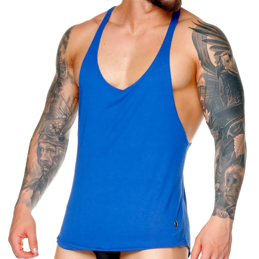 Forever King Blue Tank by Gigo Underwear