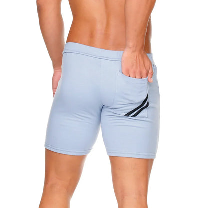 Forever Long Blue Short back view by Gigo Underwear