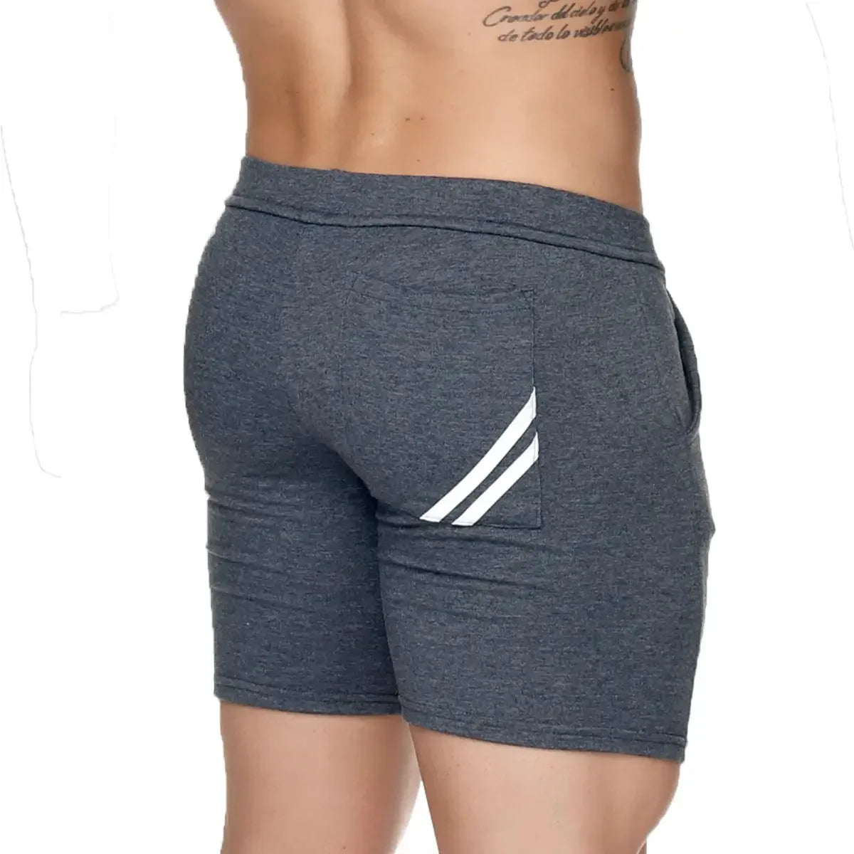 Forever Long Gray Short back view by Gigo Underwear