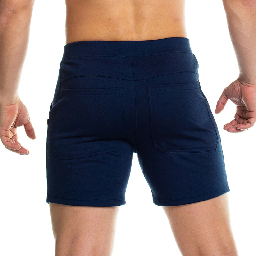 Formal Blue Short back view by Gigo Underwear