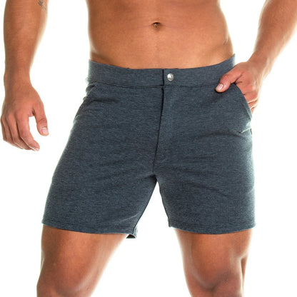 Formal Gray Short front view by Gigo Underwear