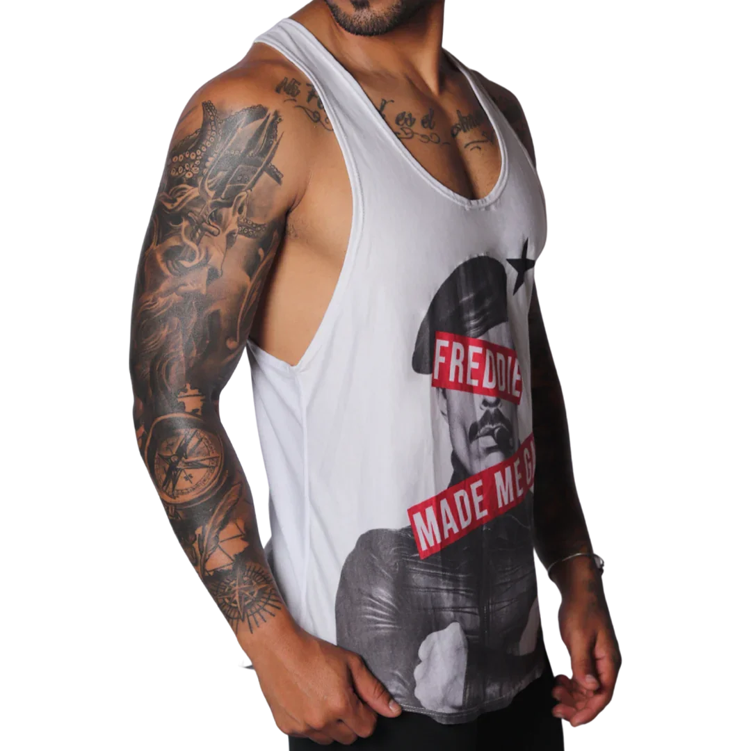 Freddie Tank front view by Gigo Underwear