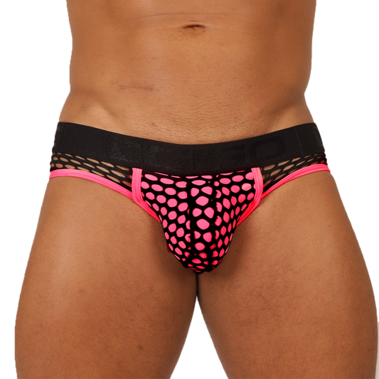 FRESH FUCHSIA BRIEF - Bold Men's Brief with Contrasting Waistband