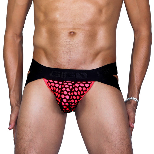 FRESH FUCHSIA JOCKSTRAP - Sexy Men's Jockstrap with Contrast Waistband