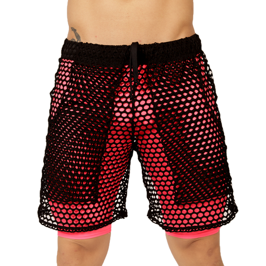 FRESH FUCHSIA SHORT - Bold Men's Brief with Contrasting Waistband