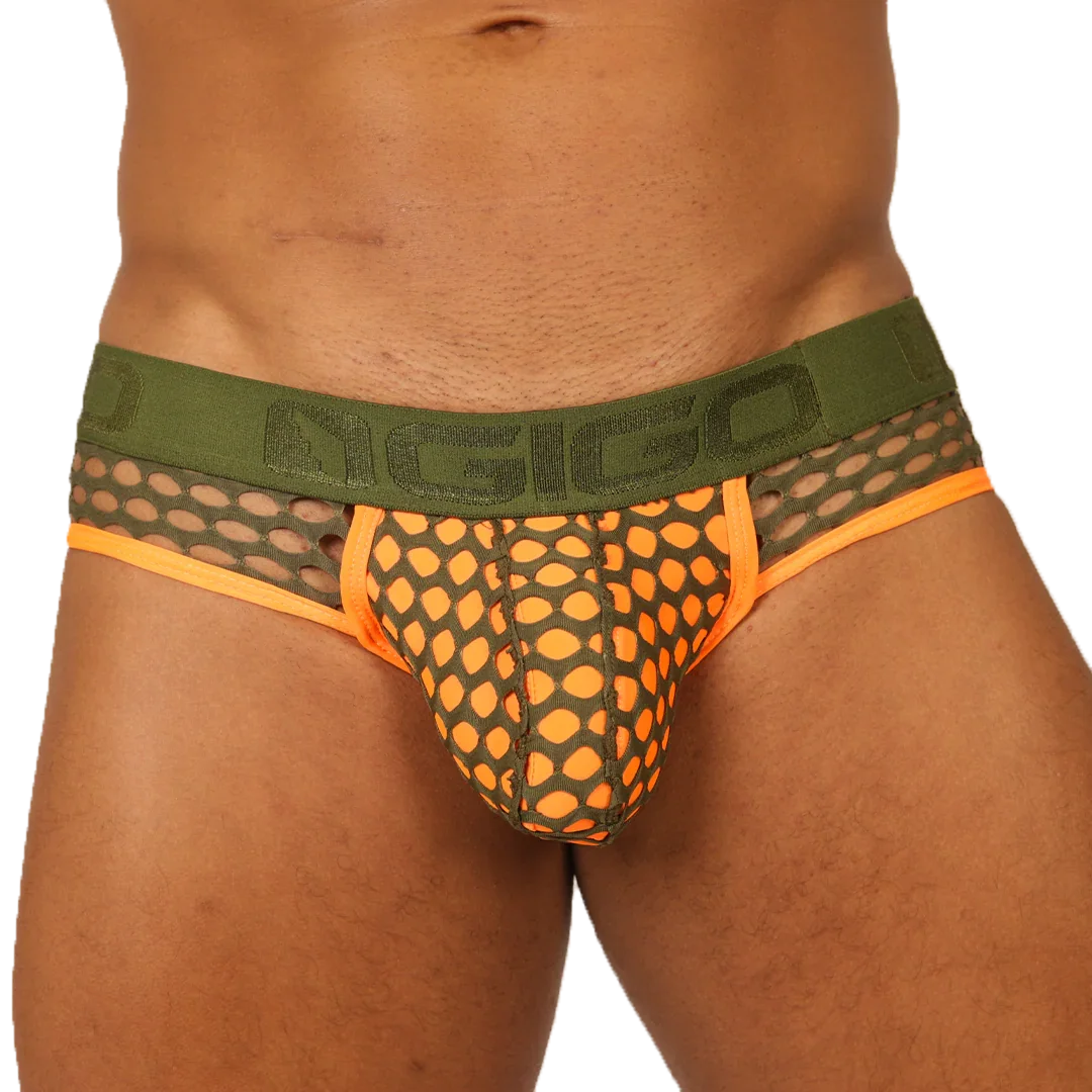 Fresh Orange Brief by Gigo Underwear