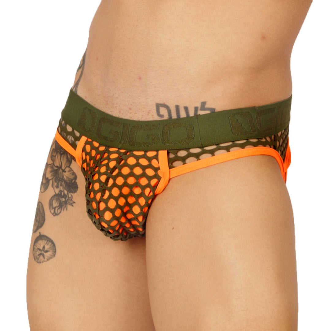 FRESH ORANGE BRIEF JOCK - Gigo Underwear & MensWear