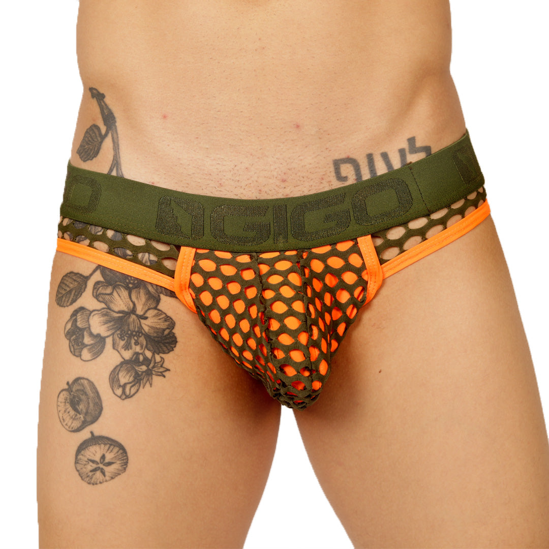 FRESH ORANGE BRIEF JOCK - Gigo Underwear & MensWear