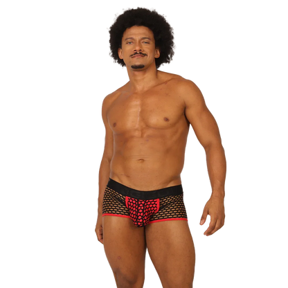 Fresh Fuchsia Trunk on model by Gigo Underwear