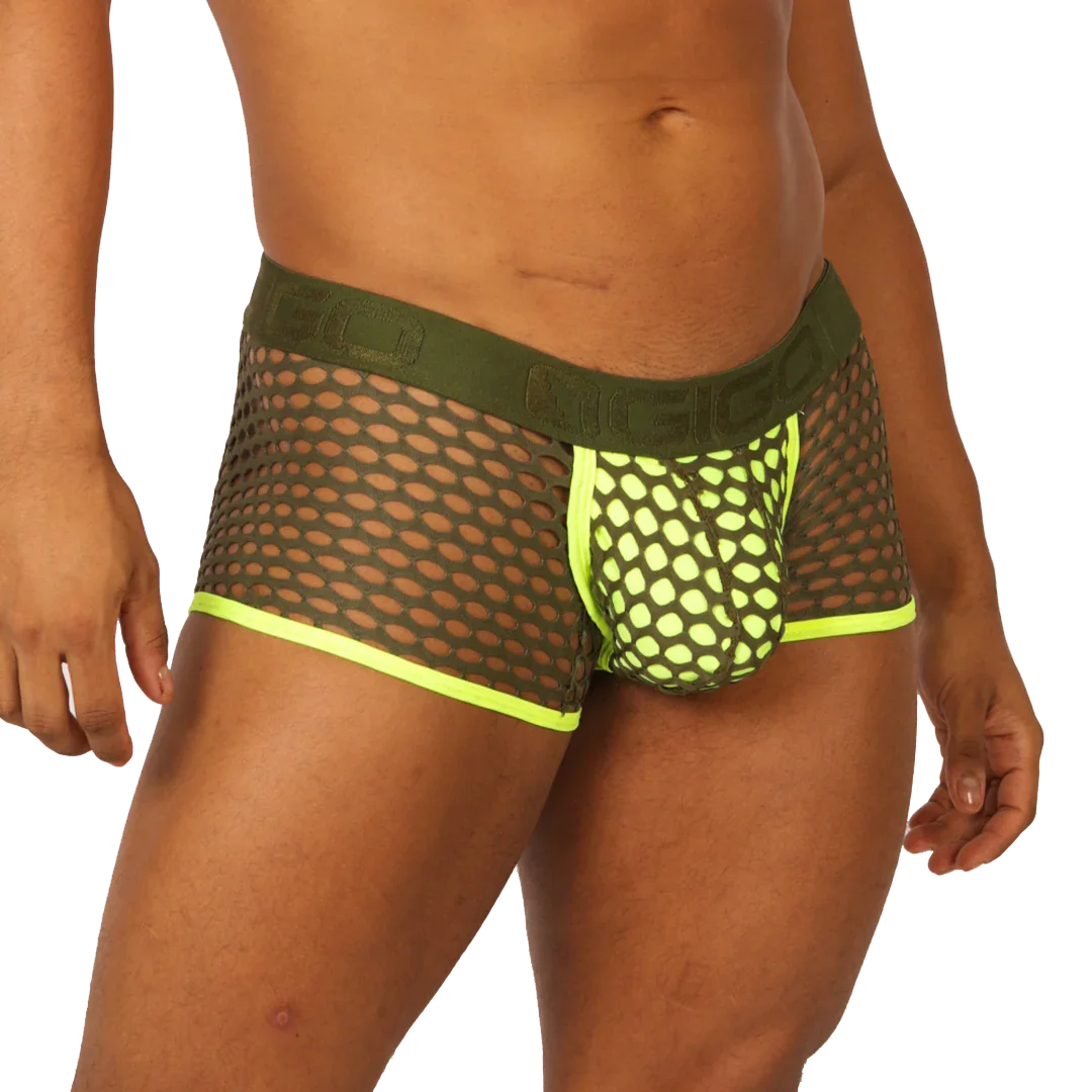 Fresh Yellow Trunk front view by Gigo Underwear