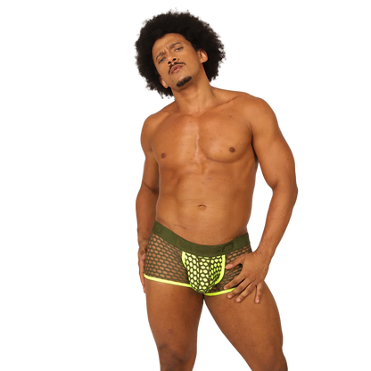 Fresh Yellow Trunk on model by Gigo Underwear