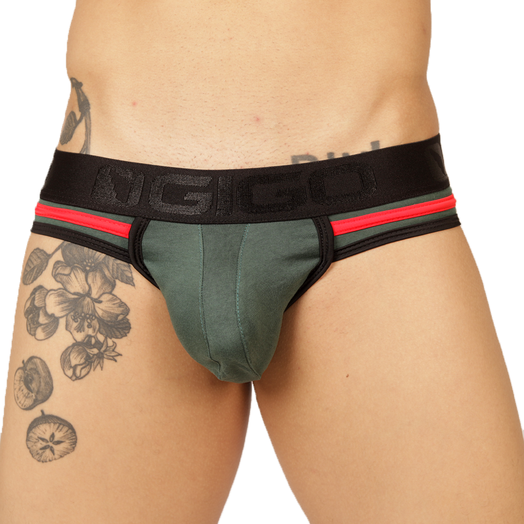GAROTO GREEN BRIEF JOCK - Gigo Underwear & MensWear