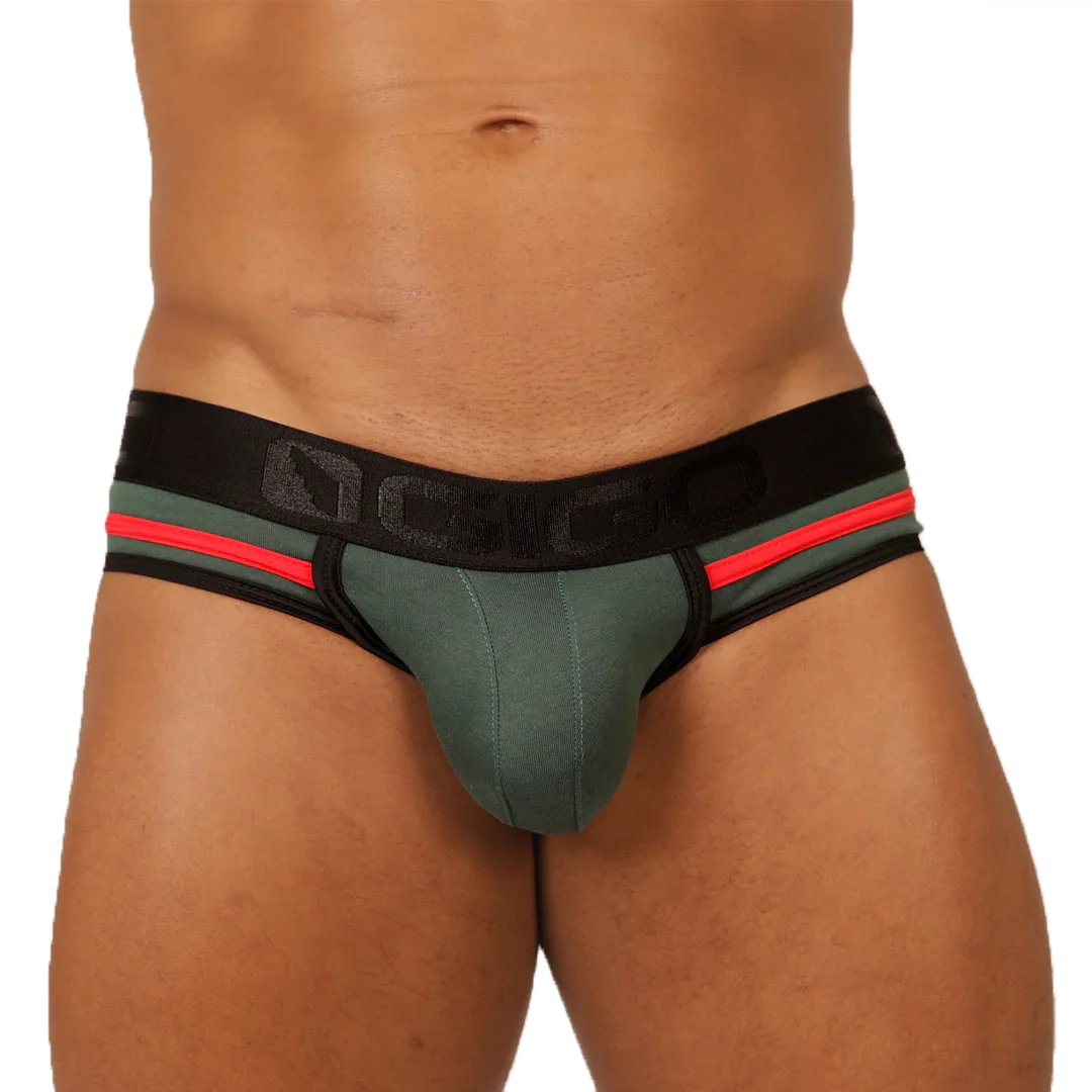 Garoto Green Brief by Gigo Underwear