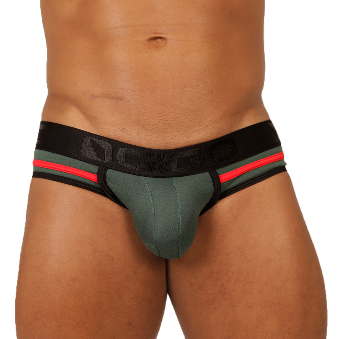 GAROTO GREEN BRIEF - Gigo Underwear & MensWear