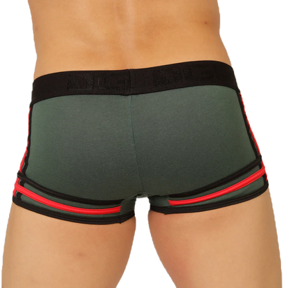 Garoto Green Trunk back view by Gigo Underwear