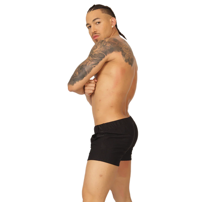 Glow Black Short on model by Gigo Underwear