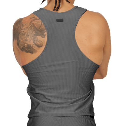 GLOW GRAY TANK - Gigo Underwear & MensWear