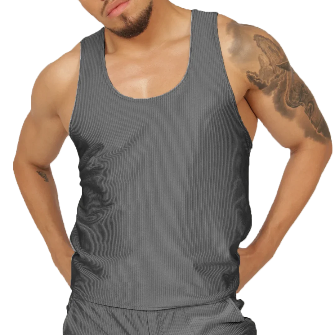 Glow Gray Tank by Gigo Underwear