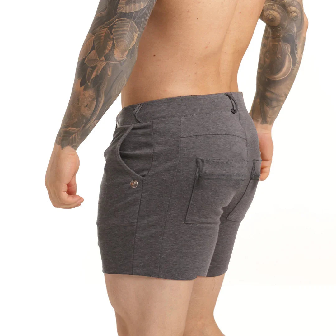 Harvard Dark Short front view by Gigo Underwear