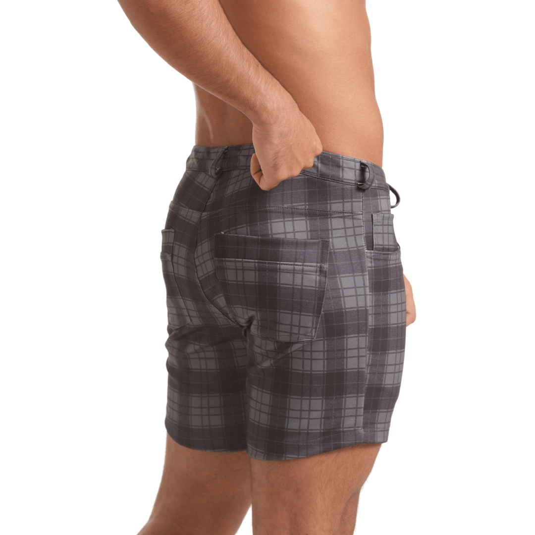 HARVARD GRAY SHORT - Gigo Underwear & MensWear