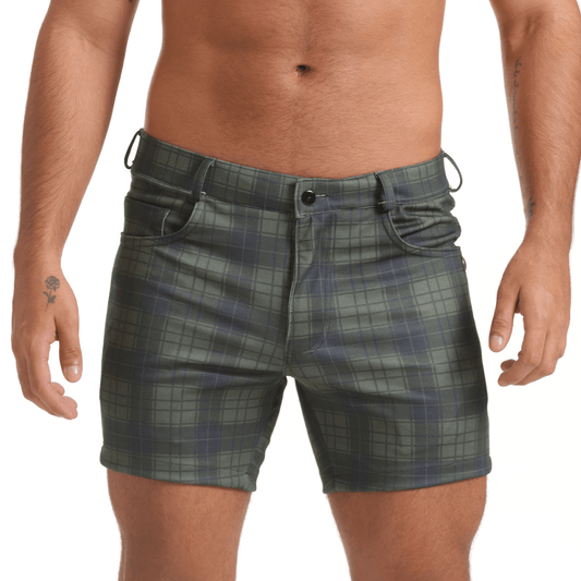 HARVARD GREEN SHORT - Gigo Underwear