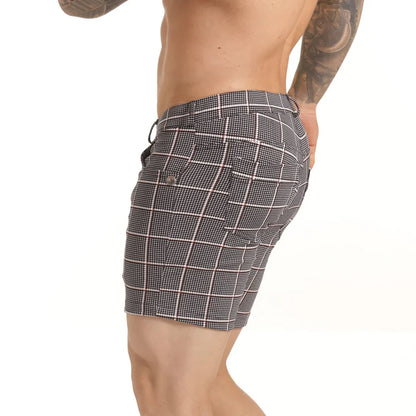 Harvard Red Short front view by Gigo Underwear