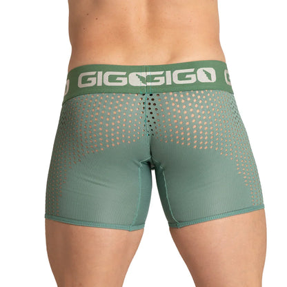 Hibrid Green Trunk back view by Gigo Underwear