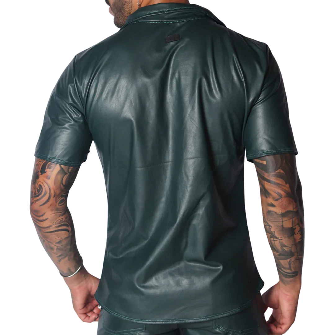 Hide Green Shirt back view by Gigo Underwear