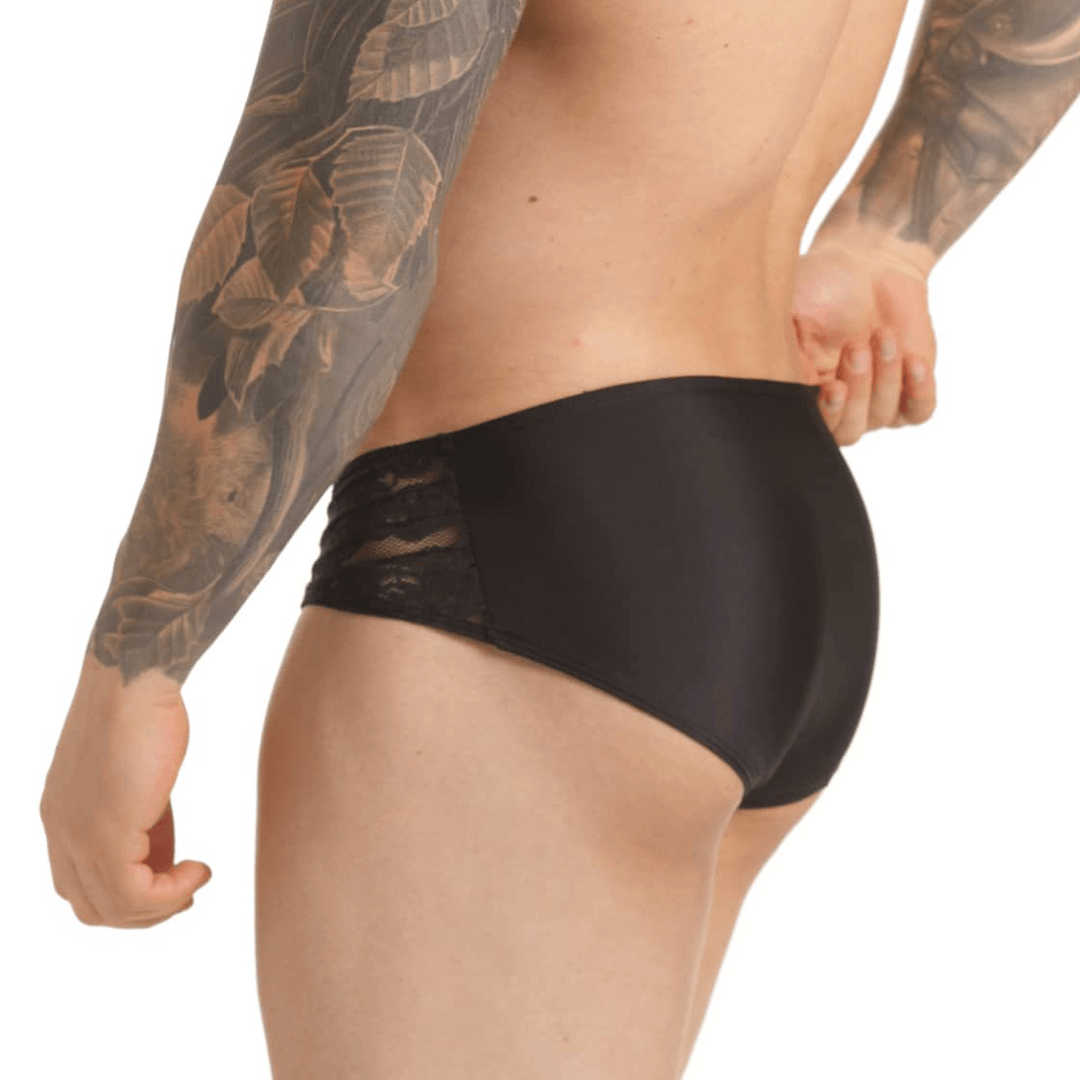 HINDU BLACK SWIM BRIEF - Gigo Underwear