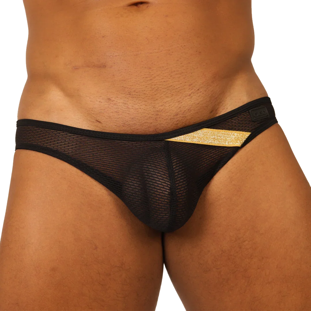 Hit Black Brief showing a supportive men’s underwear waistband