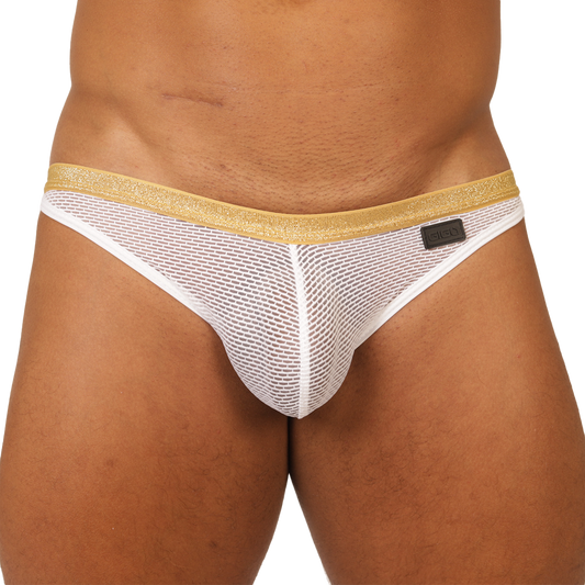 HIT WHITE JOCKSTRAP - Sexy Men's Jockstrap with Contrast Waistband