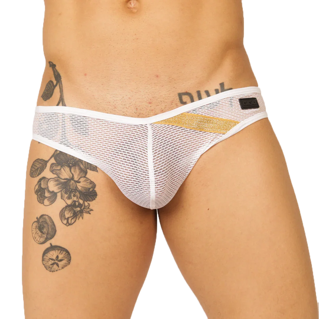 Hit White Brief by Gigo Underwear