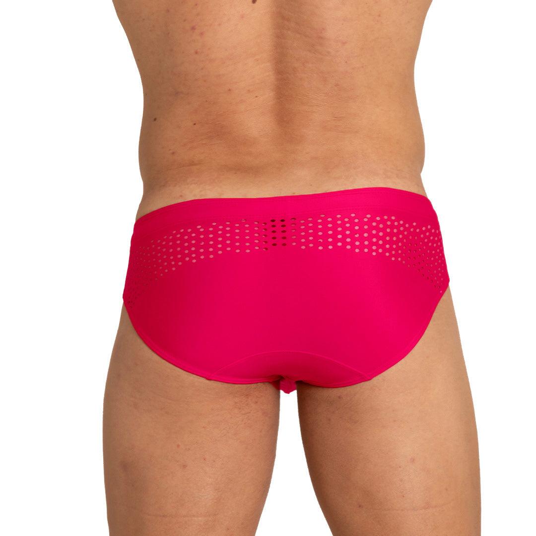 HOLE RED SWIM BRIEF