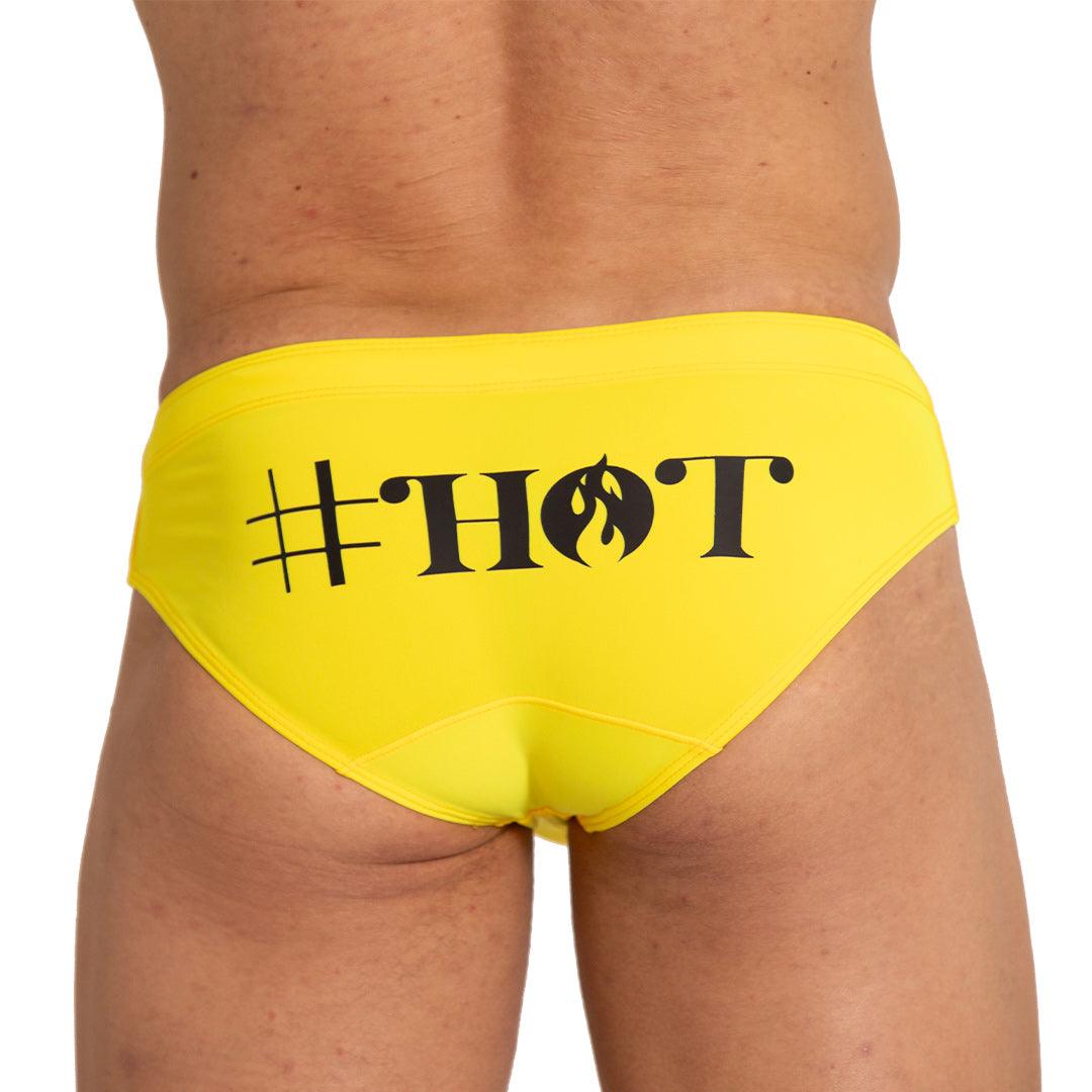 HOT YELLOW SWIM BRIEF