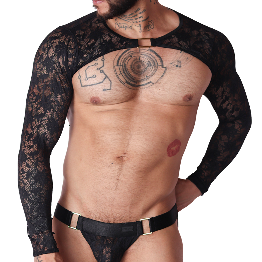 Illusion Black Harness by Gigo Underwear