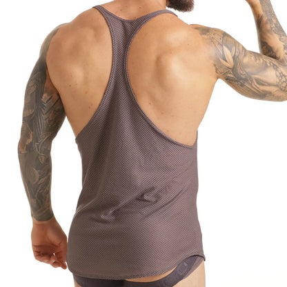 Insuperable Gray Tank by Gigo Underwear