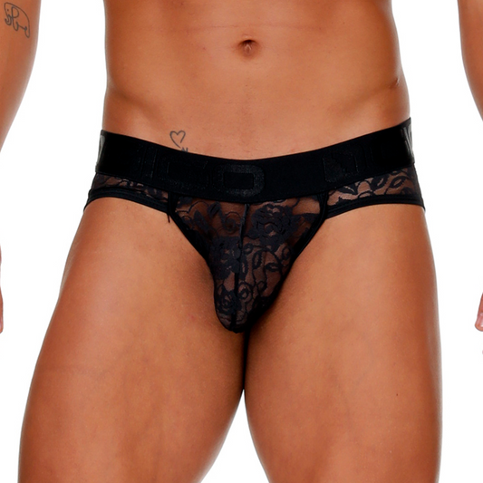 FEMALE BLACK BRIEF JOCKSTRAP