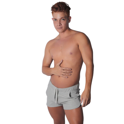 Jurly Gray Short on model by Gigo Underwear