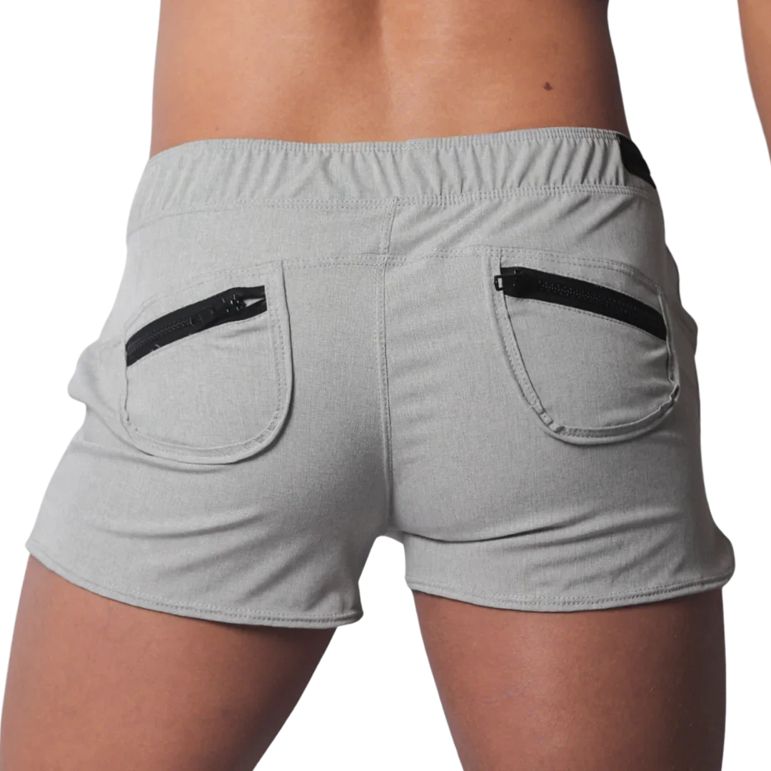 Jurly Gray Short back view by Gigo Underwear